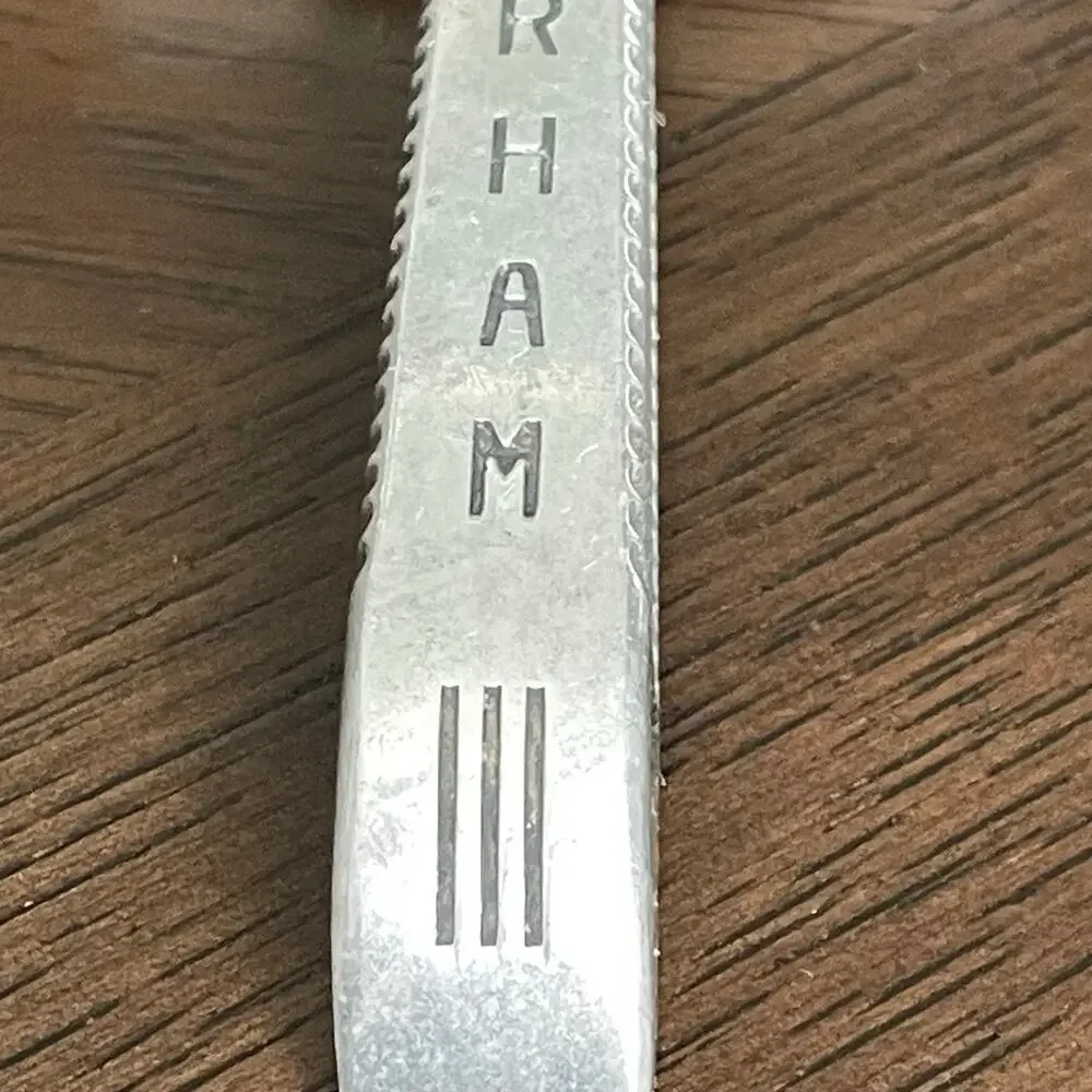 Vintage Durham Duplex Double Edge Safety Razor Streamline Art Deco Shaving READ
